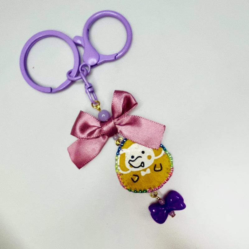 Bow Dopamine lovely Cat Keychain