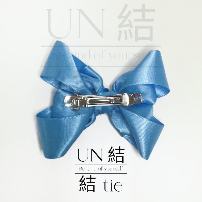 "Snap Hair Clip" Macaron Color Elegant Statement Bow Hair Accessory