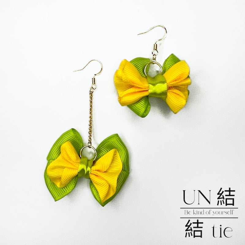 "Earrings" Handmade Color-Block Youth Series | Asymmetrical Dangle Earrings