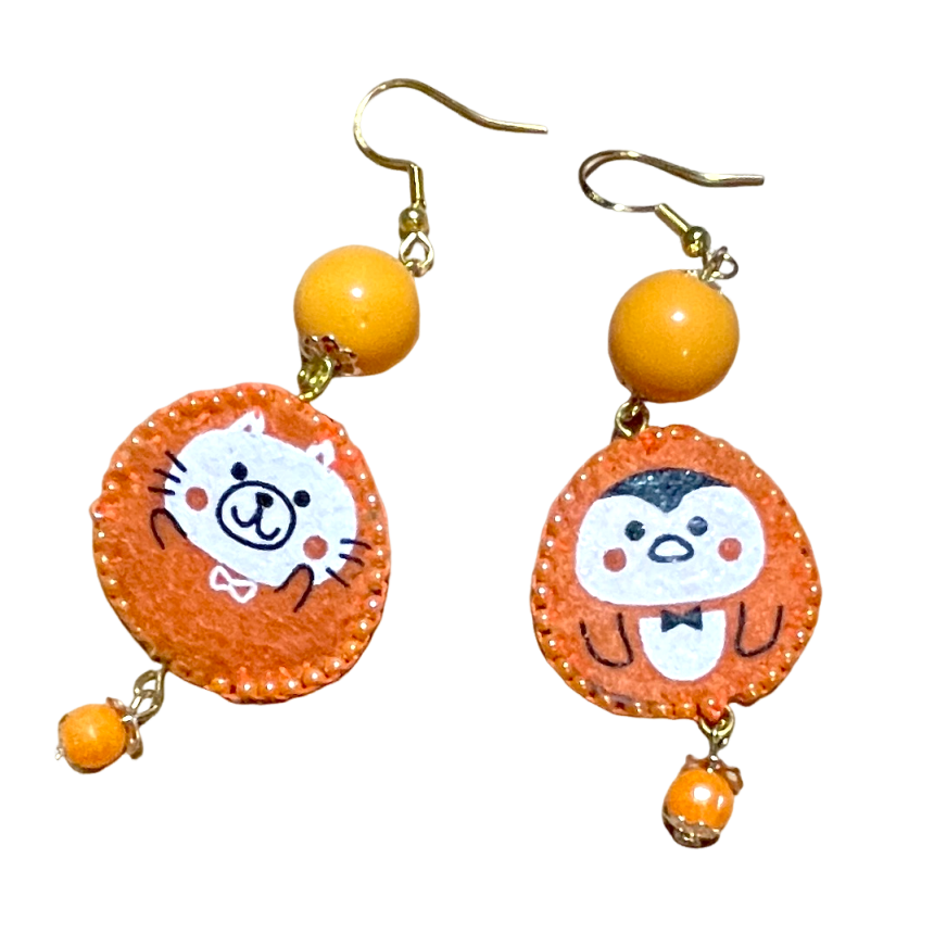 Untie earring cute animals