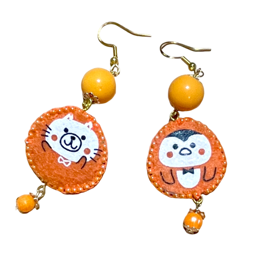 Untie earring cute animals