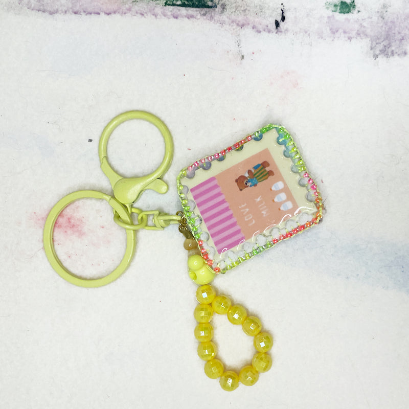 Bow Dopamine lovely Cat Keychain