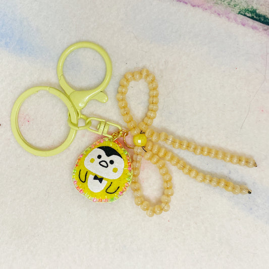 Bow Dopamine lovely Cat Keychain