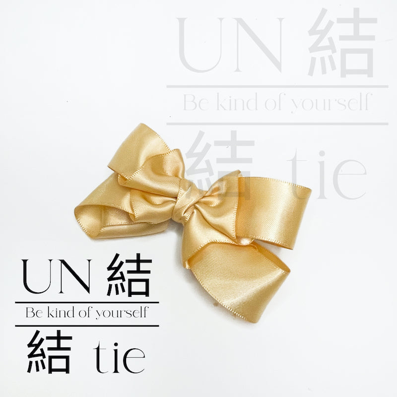"Snap Hair Clip" Macaron Color Elegant Statement Bow Hair Accessory